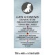 PANNEAU CHIENS EN LAISSE V 4L - 700 X 400 X 10