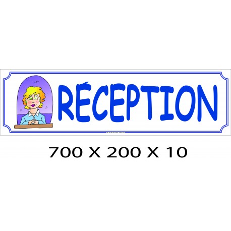 PANNEAU RÉCEPTION - 700 X 200 X 10