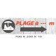 PANNEAU PLAGE DIRECTIONNEL - 700 X 200 X 10