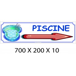 PANNEAU PISCINE DIRECTIONNEL - 700 X 200 X 10