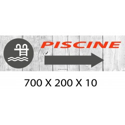 PANNEAU PISCINE DIRECTIONNEL - 700 X 200 X 10