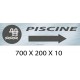 PANNEAU PISCINE DIRECTIONNEL - 700 X 200 X 10