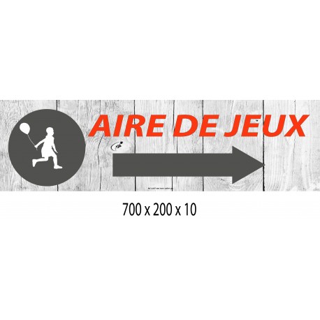 PANNEAU JEUX DIRECTIONNEL - 700 X 200 X10