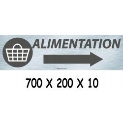PANNEAU ALIMENTATION DIRECTIONNEL - 700 X 200 X 10