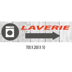 PANNEAU LAVERIE DIRECTIONNEL - 700 X 200 X 10