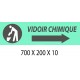 PANNEAU VIDOIR CHIMIQUE DIRECTIONNEL - 700 X 200 X 10