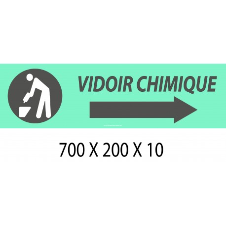 PANNEAU VIDOIR CHIMIQUE DIRECTIONNEL - 700 X 200 X 10