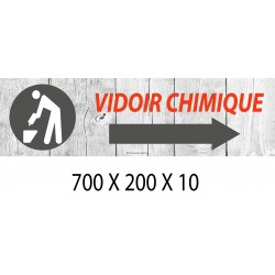PANNEAU VIDOIR CHIMIQUE DIRECTIONNEL - 700 X 200 X 10