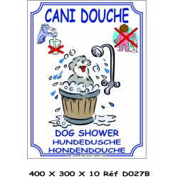 PANNEAU CANI DOUCHE 4L - 400 X 300 X 10