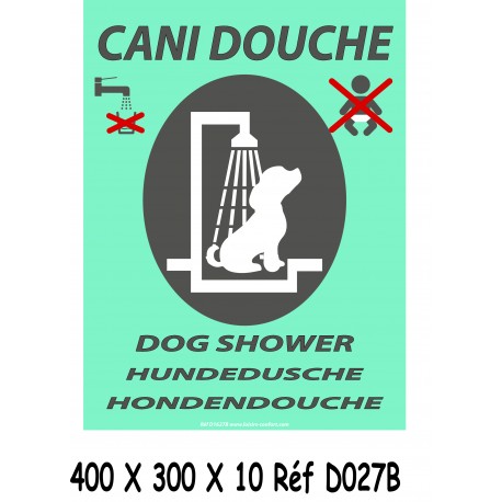 PANNEAU CANI DOUCHE 4L - 400 X 300 X 10