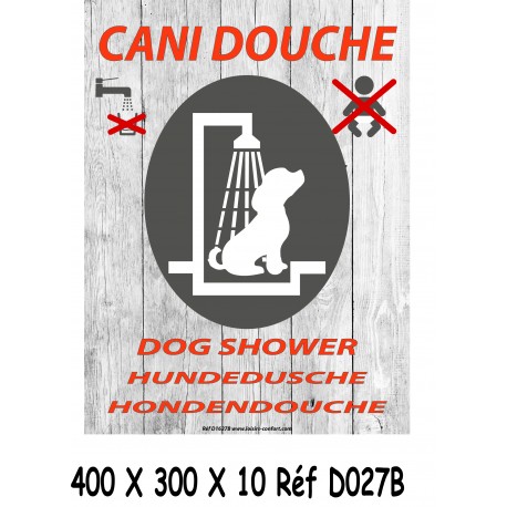 PANNEAU CANI DOUCHE 4L - 400 X 300 X 10