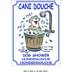 CANI DOUCHE  - 400 X 300 X 10