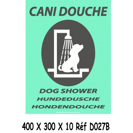 PANNEAU CANI DOUCHE  - 400 X 300 X 10