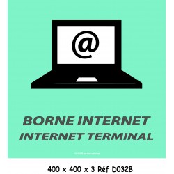 PANNEAU INTERNET ÉCRAN 2L - 400 X 400 X 3