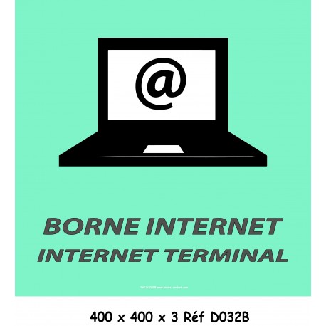 PANNEAU INTERNET ÉCRAN 2L - 400 X 400 X 3