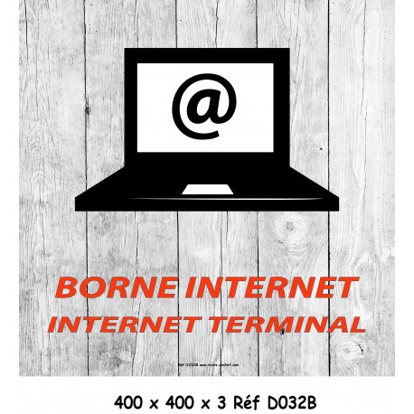 PANNEAU INTERNET ÉCRAN 2L - 400 X 400 X 3