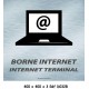 PANNEAU INTERNET ÉCRAN 2L - 400 X 400 X 3