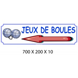 PANNEAU BOULES DIRECTIONNEL -  700 X 200 X 10