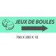 PANNEAU BOULES DIRECTIONNEL -  700 X 200 X 10