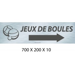 PANNEAU BOULES DIRECTIONNEL -  700 X 200 X 10