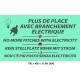 PANNEAU BRANCHEMENTS ÉLECTRIQUES 4L - 700 X 400 X 10