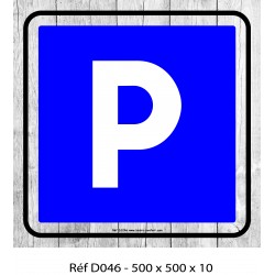 PANNEAU PARKING- 400 X 400 X 10