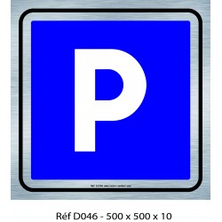 PANNEAU PARKING- 400 X 400 X 10