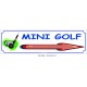 PANNEAU MINI GOLF DIRECTIONNEL - 700 X 200 X 10