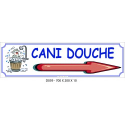 PANNEAU CANI DOUCHE DIRECTIONNEL - 700 X 200 X 10