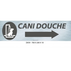 PANNEAU CANI DOUCHE DIRECTIONNEL - 700 X 200 X 10