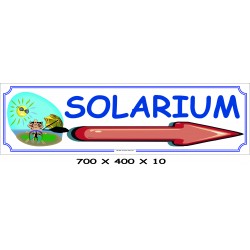 PANNEAU SOLARIUM DIRECTIONNEL - 700 X 200 X 10