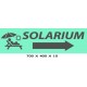 PANNEAU SOLARIUM DIRECTIONNEL - 700 X 200 X 10