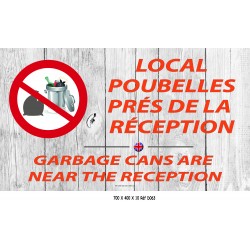 PANNEAU LOCAL POUBELLE 2L