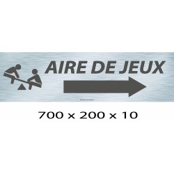 PANNEAU AIRE DE JEUX DIRECTIONNEL - 700 X 200 X 10