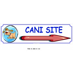 PANNEAU CANI SITE DIRECTIONNEL - 700 X 200 X 10