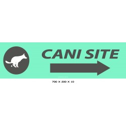 PANNEAU CANI SITE DIRECTIONNEL - 700 X 200 X 10
