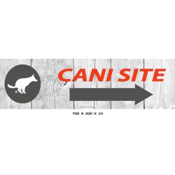 PANNEAU CANI SITE DIRECTIONNEL - 700 X 200 X 10