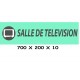 PANNEAU SALLE TÉLÉVISION - 700 X 200 X 10