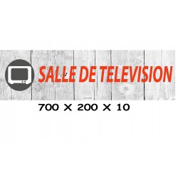 PANNEAU SALLE TÉLÉVISION - 700 X 200 X 10