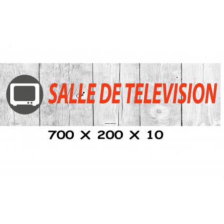 PANNEAU SALLE TÉLÉVISION - 700 X 200 X 10