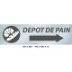 PANNEAU DÉPÔT PAIN DIRECTIONNEL - 700 X 200 X 10