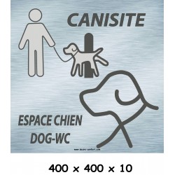 PANNEAU CANISITE - 400 X 400 X 10