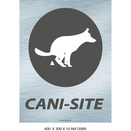 PANNEAU CANI-SITE ESPACE POUR CHIEN 400 X 300 X 10