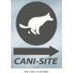 PANNEAU CANI-SITE ESPACE POUR CHIEN DIRECTIONNAL -  400 x 300 x 10