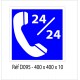 PANNEAU TELEPHONE 24/24 - 400 X 400 X 10