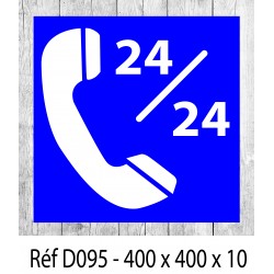 PANNEAU TELEPHONE 24/24 - 400 X 400 X 10
