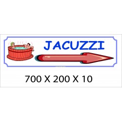 PANNEAU JACUZZI DIRECTIONNEL -  700 X 200 X 10