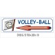 PANNEAU SIGNAL VOLLEY - BALL DIRECTIONNEL - 700 X 200 X 10