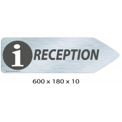 FLECHE SIGNAL RECEPTION DIRECTIONNEL - 600 X 180 X 10