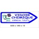 FLECHE SIGNAL VIDOIR CHIMIQUE DIRECTIONNEL - 600 X 180 X 10